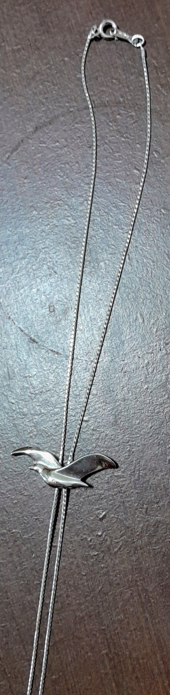 Silver Bird Necklace