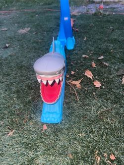 Shark Attack Racing Track Set Surfer Waves Blue Tracks Launcher Toy Vehicle Car