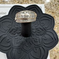  14k White Gold And Diamond Ring