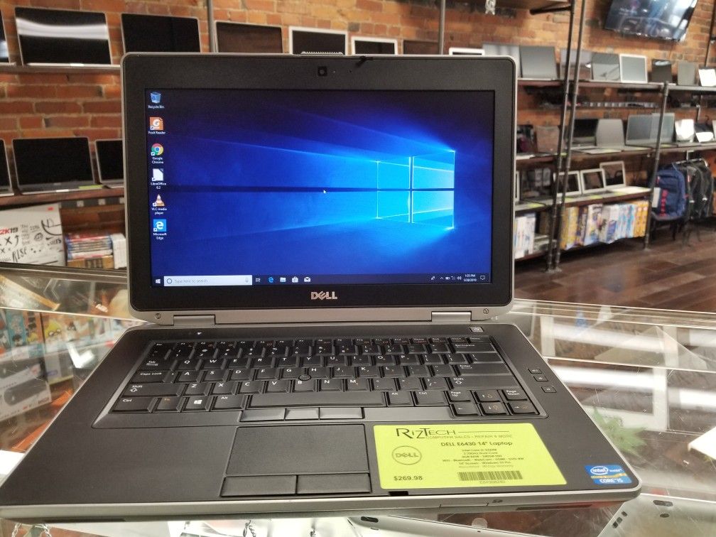 Dell E6430 14" Laptop i5 2.7GHz 8GB RAM 240GB SSD Webcam WiFi Bluetooth HDMI DVD-RW Win 10 Pro