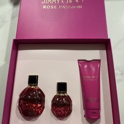 Jimmy choo rose passion perfume set 