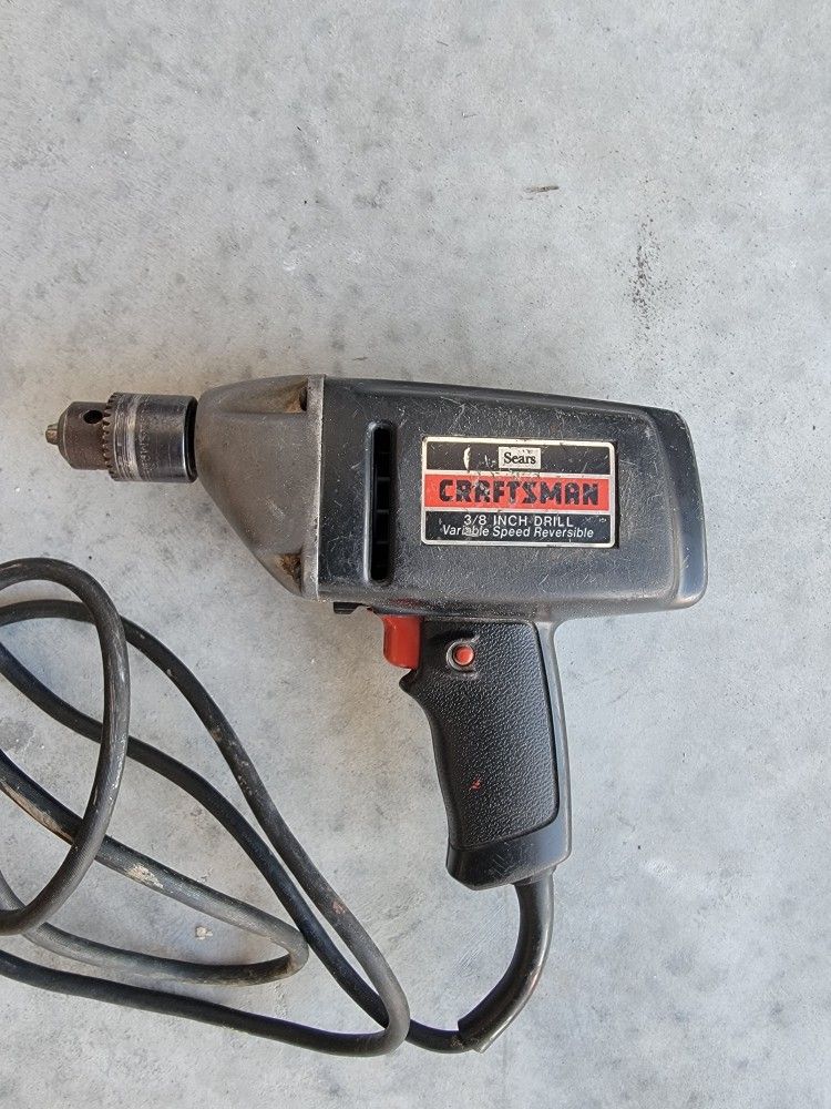 Sears Craftsman ⅜ Inch Electric Power Drill (FREE DELIVERY!!)
