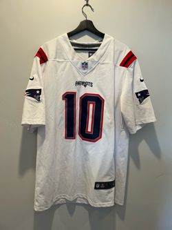Drake Maye New England Patriots Jersey White Men's Large