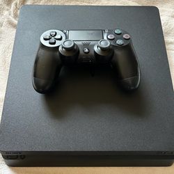 PS4 And Controller 