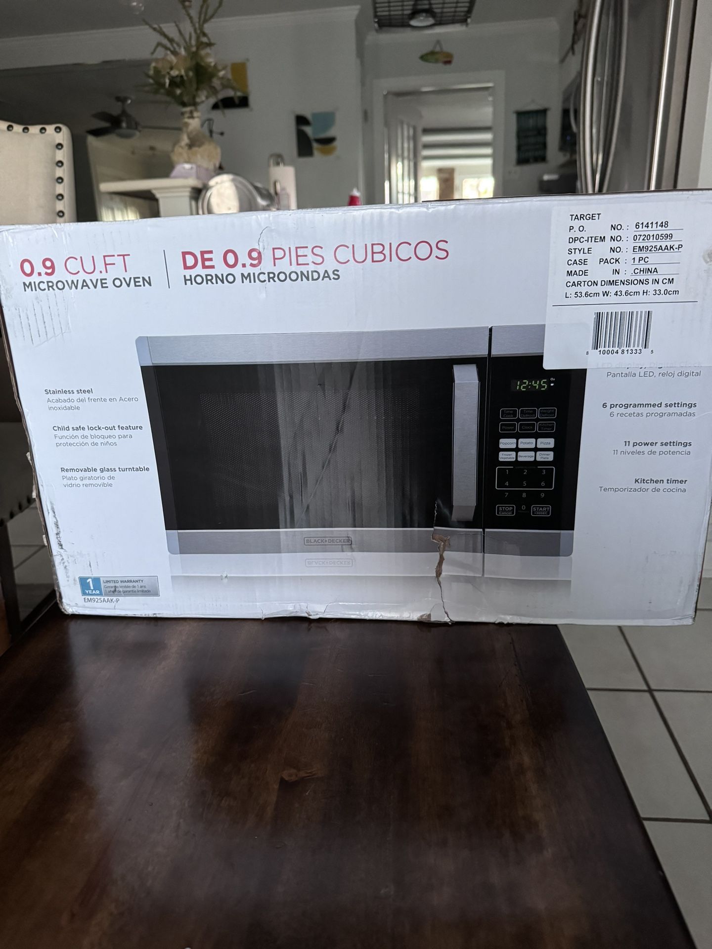 black decker microwave