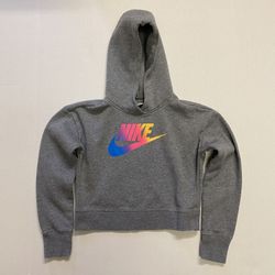 Kids Nike Grey Hoodie