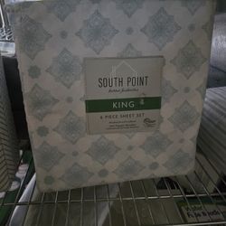 South Point 6 Piece Sheet Set King Size 