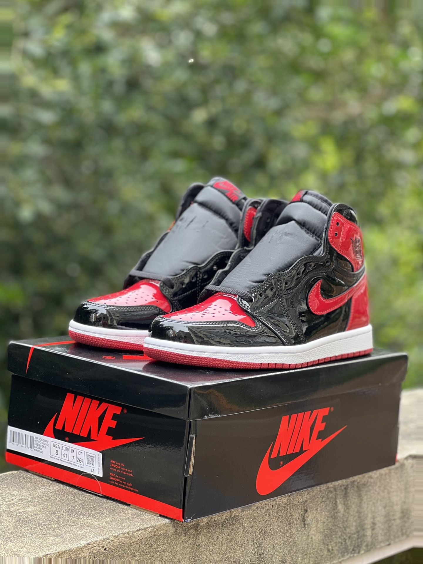 Jordan 1 Retro High OG Patent Bred 3
