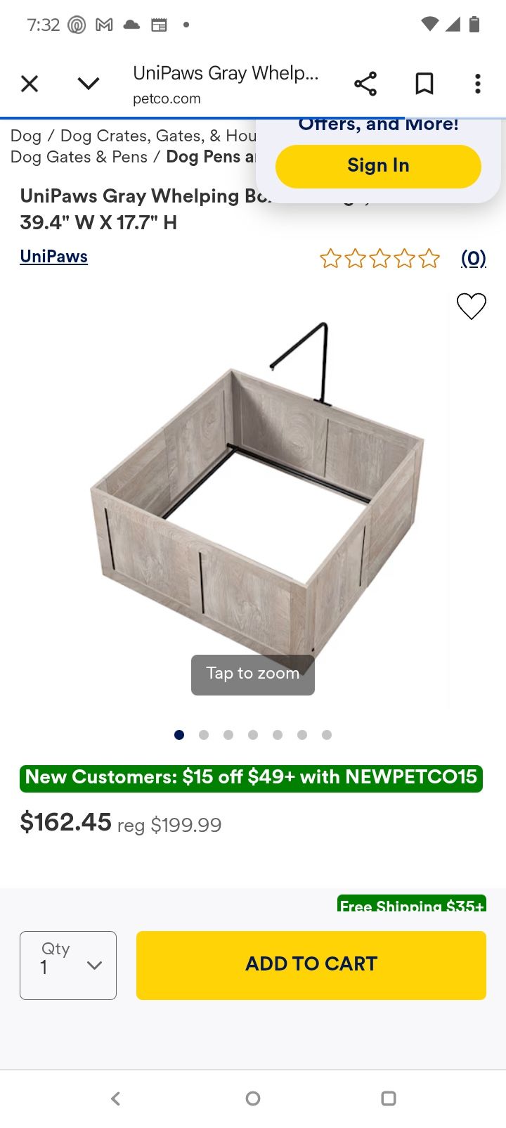 Whelping Box- NEW IN BOX