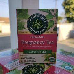 Traditional Medicinals Raspberry Leaf Organic Pregnancy Tea