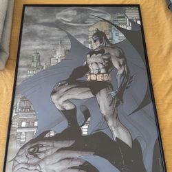 Batman 608 Variant JIM Lee Poster Professionally Framed