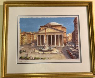 Pantheon Print framed