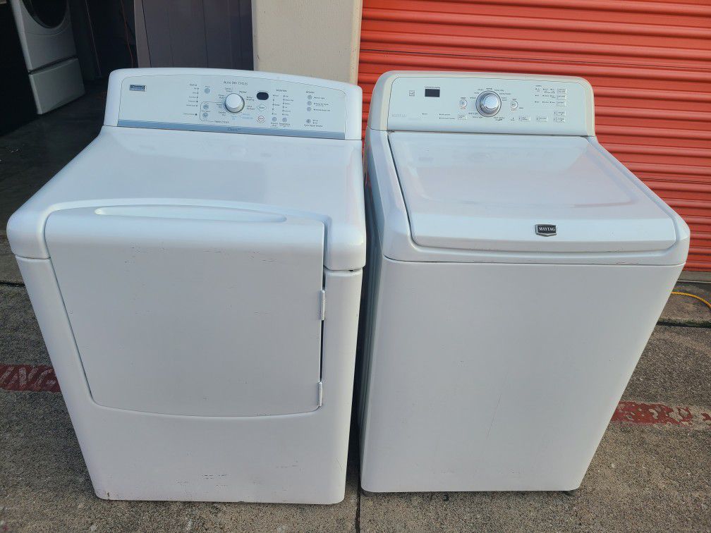 Maytag washer xl. With Kenmore dryer.