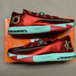 Nike KD 6 Kevin Durant men’s Christmas basketball shoes size 14!