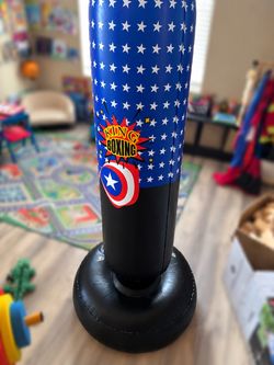 Inflatable punching bag for kids