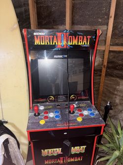Arcade1UP Mortal Kombat II Midway Legacy Arcade with Riser