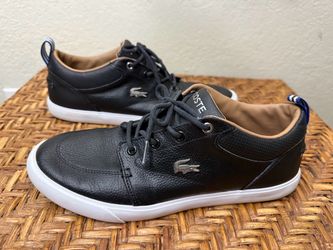 Lacoste Bayliss 119 1 U Leather Sneakers Men Size 7.5 • Women Size 9