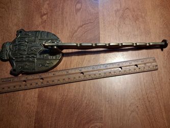 Brass door hanger