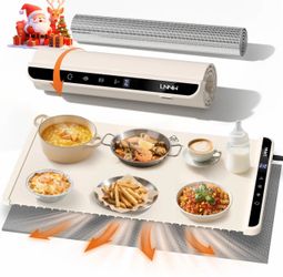 Food Warming Mat – Brand New in Original Box | 6 Temperature & 6 Timer Settings
