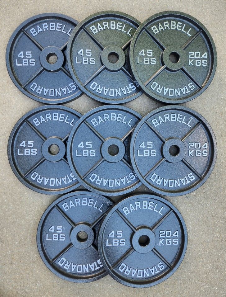 Rogue Olympic Iron Weight Plates 45s