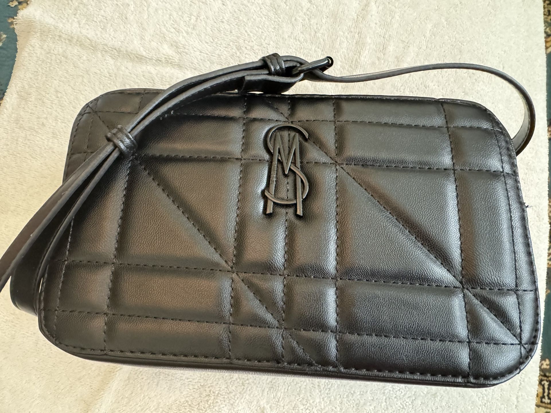 Steve Madden Black On Black Crossbody Bag