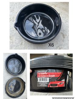 7 Qt Drain Pan  (6 never used and 2 used to catch water for plants)