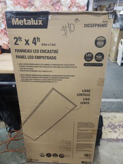 Metalux
2 ft. x 4 ft. 4500 Lumens Integrated LED Panel Light 4000K for Office, Warehouse, Retail and Commercial Locations