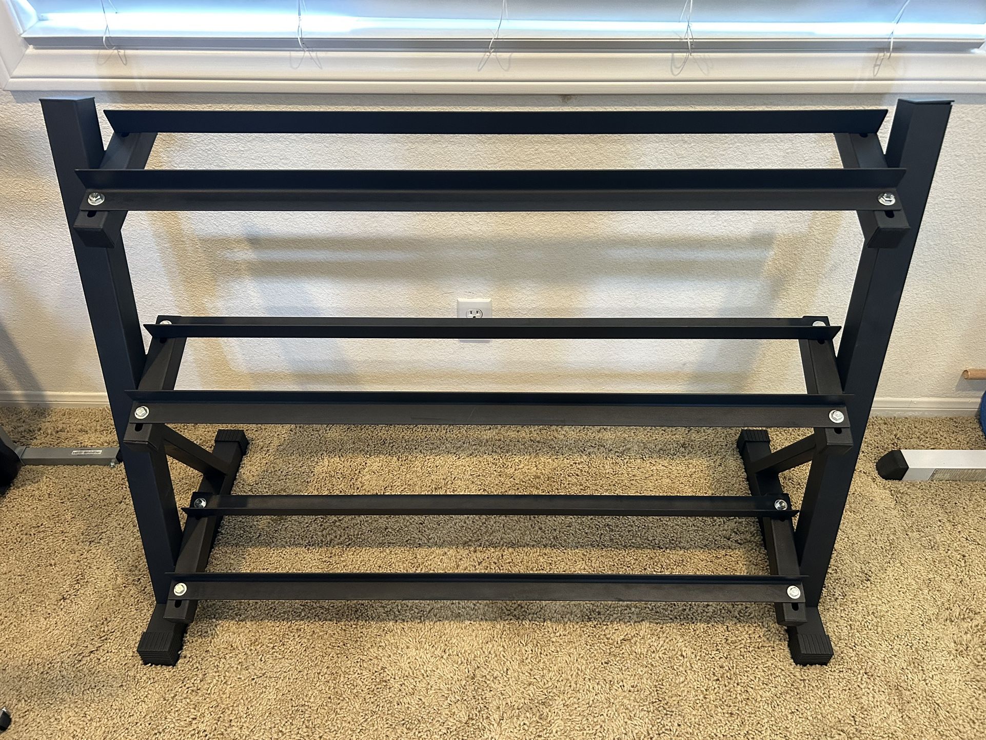 Heavy Duty Dumbbell Rack - Holds 10 sets of Weights (NEW)
