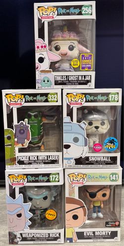 Rick and Morty Funko pops