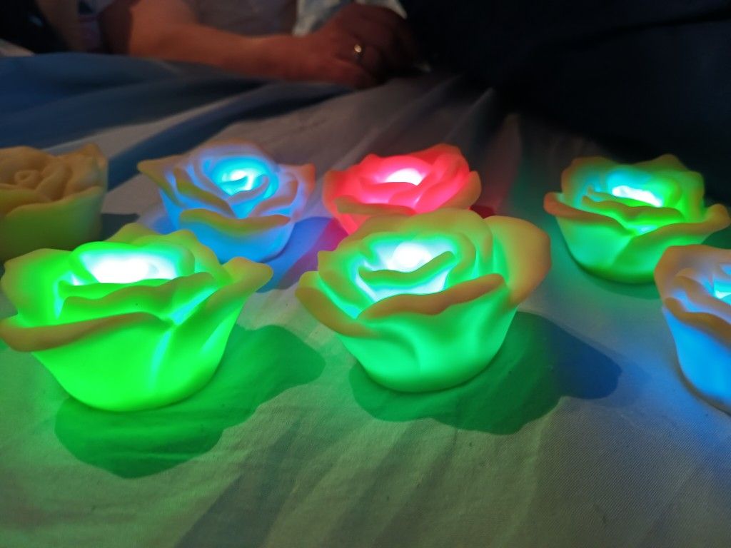 DECORATIVE "ROSE LIGHTS"