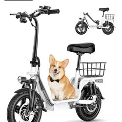 New Electric Scooter for Adults with Seat – High-Performance, Foldable E-Scooter with 900W Peak Power, 20MPH, 28-Mile Range, and Dual Disc Brakes,High