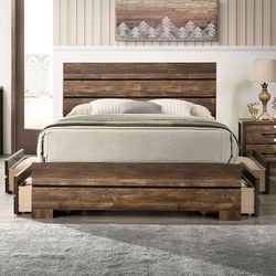 4 Pcs Bedroom Set 