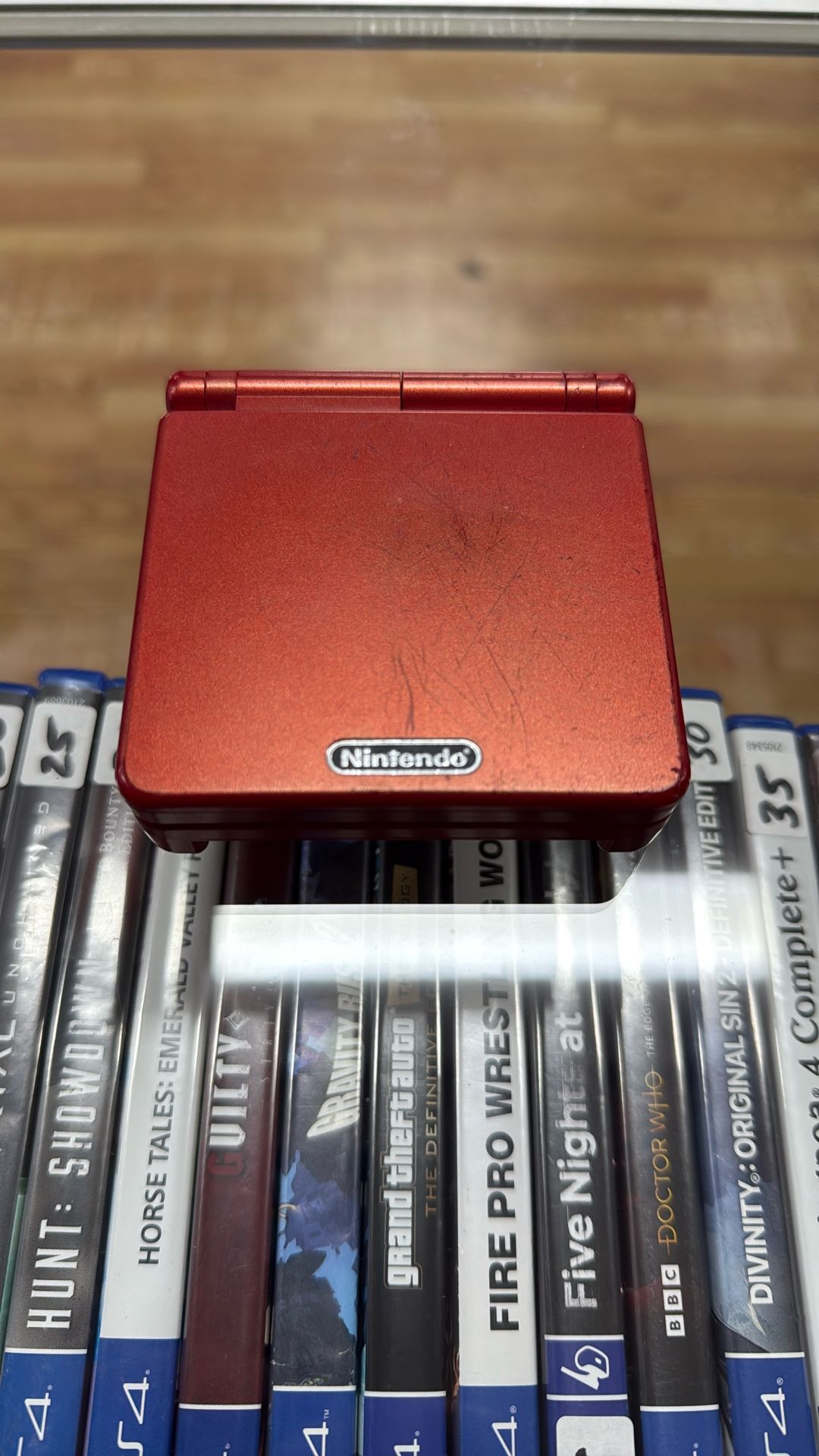 Nintendo SP Red AGS-001 W/ Charger