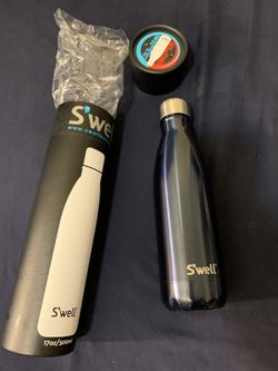 Swell Blue Metal Bottle