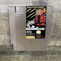 Romance of the Three Kingdoms Nintendo NES Game Cartridge