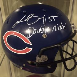Chicago Bears Lance Briggs Autographed Helmet