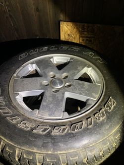 Jeep wrangler rims and tire factory 18"