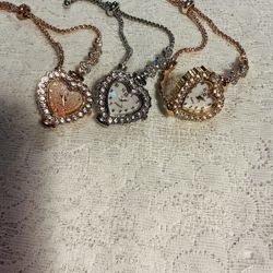 LADIES BRACELET WATCHES - $15 each - NEW QUARTZ