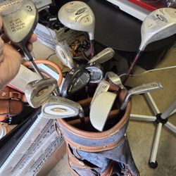 Golf Clubs Golf Bag Vintage With Clubs All Of It For One Low Price 
