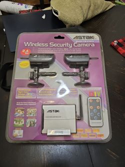 Astak wireless security camera kit (New in box)