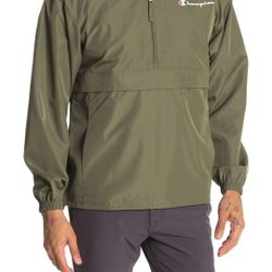 Champion windbreaker green large