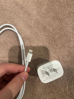 iPhone iPad 20w fast charger with lightning cable