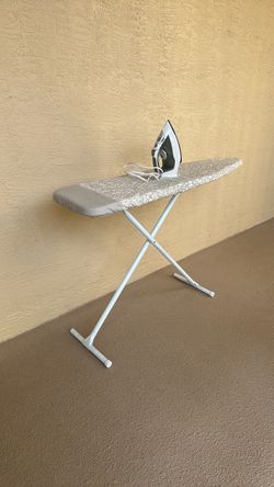 Ironing Board with Steam Iron