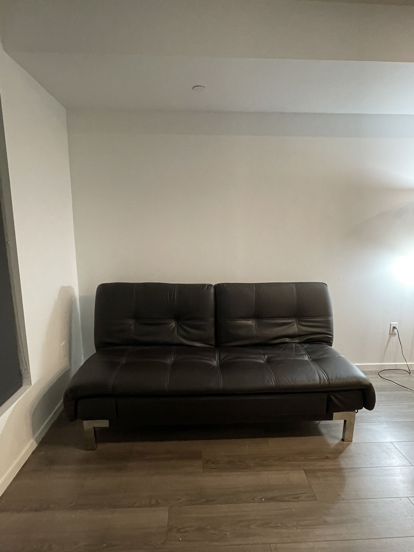 Costco Leather Couch/futon