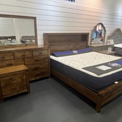BEAUTIFUL NEW ALTON QUEEN BEDROOM SET ON SALE ONLY $799. KING SET $899. IN STOCK SAME DAY DELIVERY 🚚 EASY FINANCING 