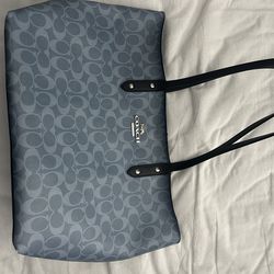Blue coach bag