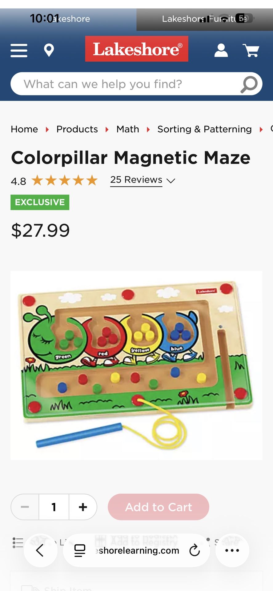 Colorpillar Magnetic Maze