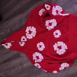 sm red denim tears