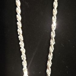 925 silver twist rope bracelet