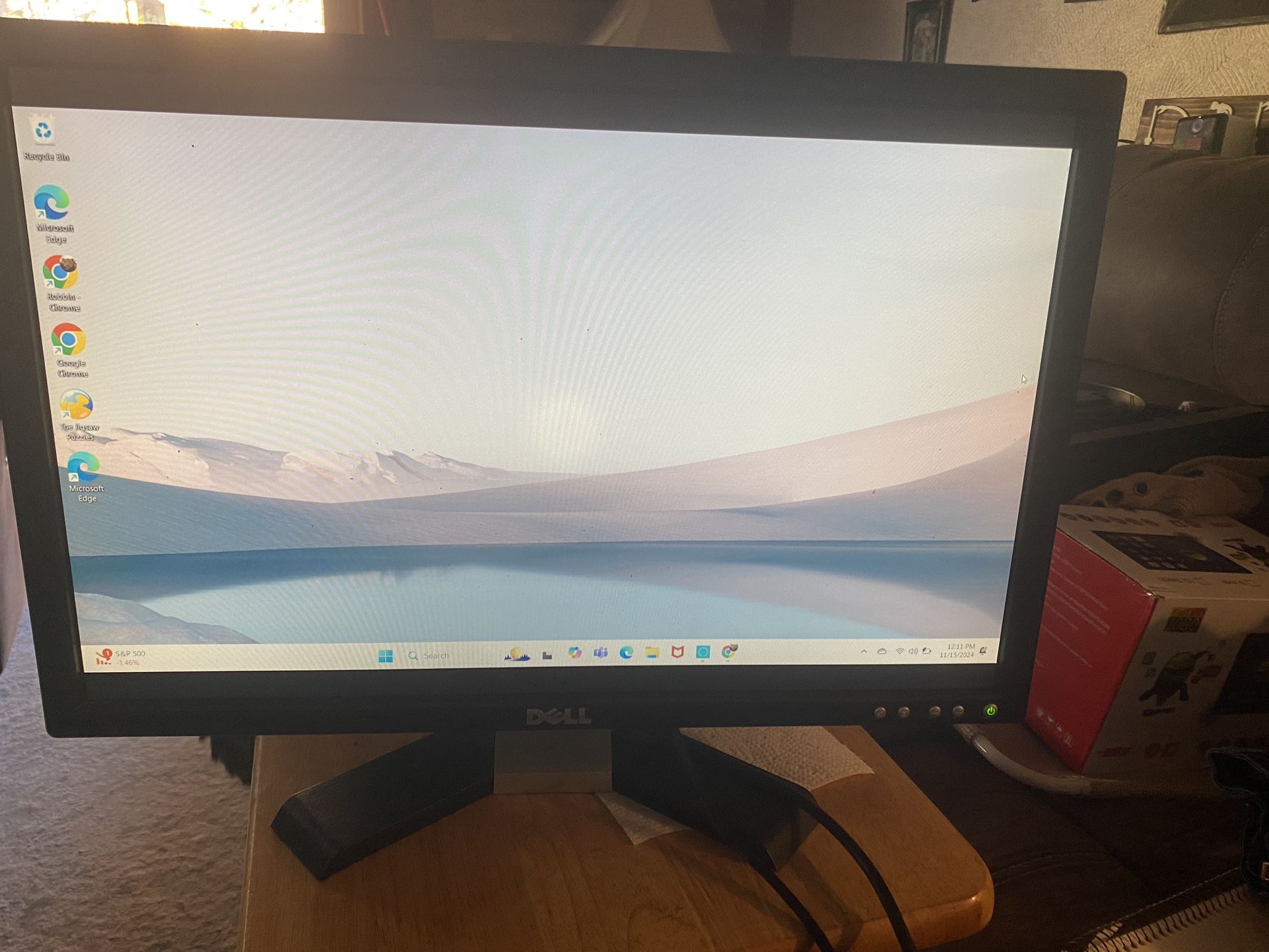 Dell 20” Monitor aE207 WFP Black
